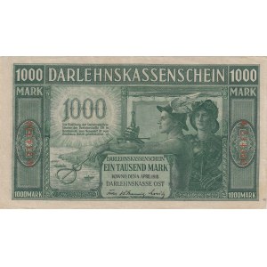 Germany - Lithuania Kowno (Kaunas) 1000 mark 1918