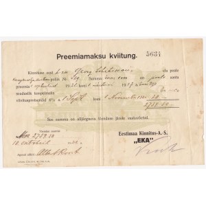 Estonia receipt 1927