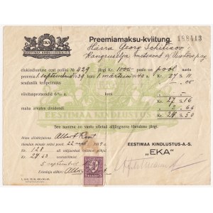 Estonia receipt 1939