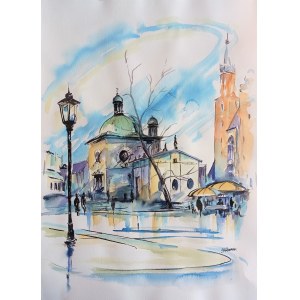 Monika Borowicz, On the Market after the Rain, 2019.