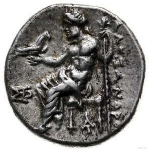 drachma ok. 319-305 pne, Magnesia ad Meandrum; Aw: Głow...