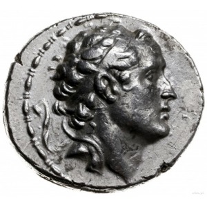 tetradrachma ok. Antiochia ad Orontem; Aw: Głowa Seleuk...