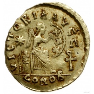 semis 475-476, Konstantynopol; Aw: Popiersie cesarza w ...