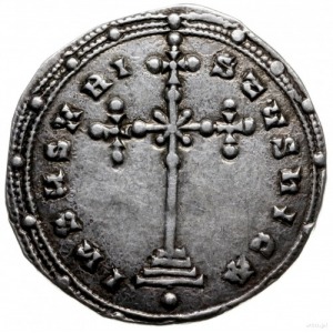 miliaresion 945-959, Konstantynopol; Aw: Napis w 5 wier...