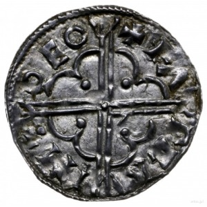 denar typu quatrefoil, 1018-1024, mennica York, mincerz...