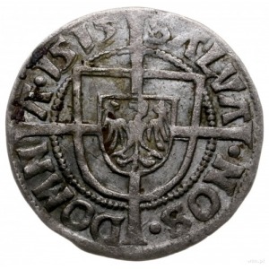 grosz 1515, Królewiec; ALBERTVS D G MGR GNRALS / SALVA ...