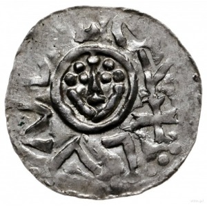 denar typu “ioannes” przed 1107, mennica Wrocław; Aw: G...