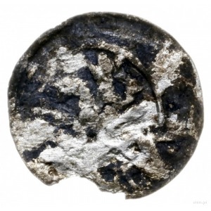 denar 1370-1375, Aw: Korona, Rw: Herb Kujaw- półorzeł, ...