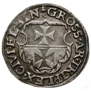 trojak 1540, Elbląg; końcówka napisu ELBIN; Iger E.40.1...