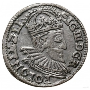 trojak 1592, Olkusz; herb Lewart w prostej tarczy, skró...