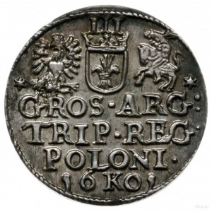 trojak 1601, Kraków; głowa w prawo; Iger K.01.2.a (R1);...