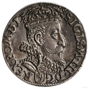 trojak 1604, Kraków; Iger K.04.1.a (R1); patyna, bardzo...