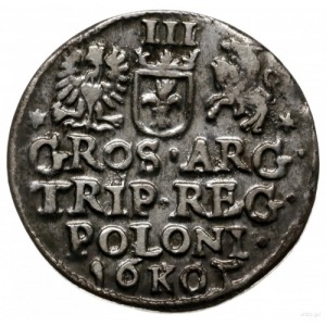 trojak 1604, Kraków; odmiana z cyfrą 5 wyglądającą jak ...