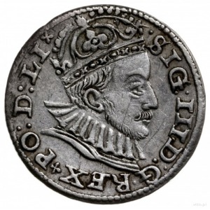 trojak 1588, Ryga; mała głowa króla (korona z rozetą); ...