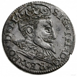 trojak 1597, Ryga; Iger R.97.1.a, K.-G. 4; lekko niecen...
