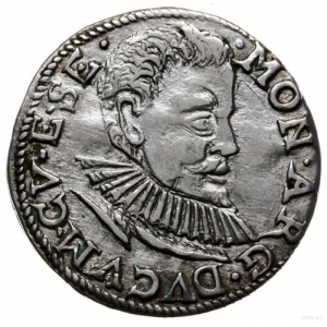 trojak 1597, Mitawa; na awersie z napisem MON ARG; Iger...
