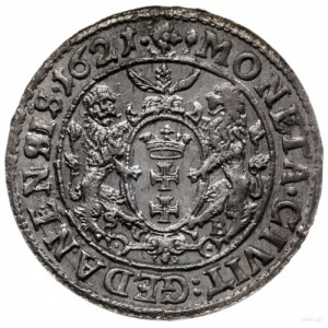 ort 1621, Gdańsk; na awersie krzyż w formie kropek; Sha...