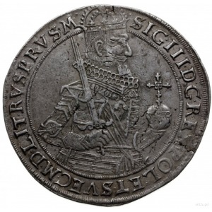 talar 1631, Toruń; Aw: Półpostać króla w prawo i napis ...