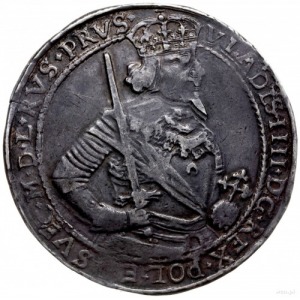 talar 1639, Toruń; Aw: Półpostać króla w prawo i napis ...