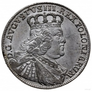 ort 1753, Lipsk; popiersie bez odcięcia naramiennika; K...