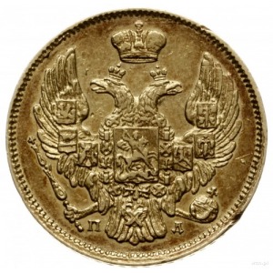 3 ruble = 20 złotych 1838 П-Д, Petersburg; Bitkin 1079 ...