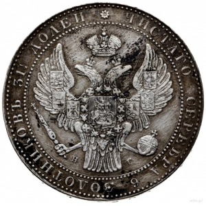 1 1/2 rubla = 10 złotych 1837 Н-Г, Petersburg; Bitkin 1...