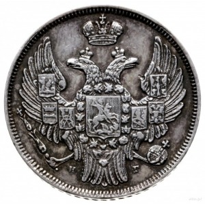 15 kopiejek = 1 złoty 1832 Н-Г, Petersburg; św. Jerzy b...