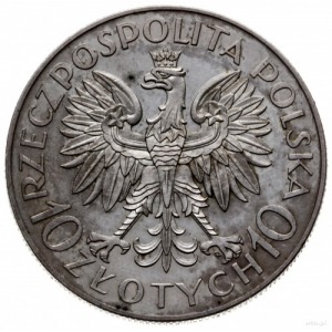 10 złotych 1933, Warszawa; Romuald Traugutt - 70. roczn...