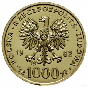 1.000 złotych 1982, Szwajcaria; Jan Paweł II / półposta...