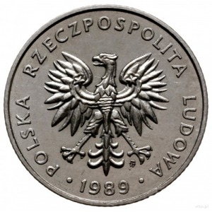 20 złotych 1989, Warszawa, Nominał - PRÓBA, Parchimowic...