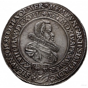 talar pośmiertny 1617, Oleśnica; Aw: Popiersie w prawo ...