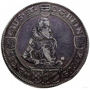 talar 1620, Oleśnica; Aw: Popiersie Henryka Wacława w p...