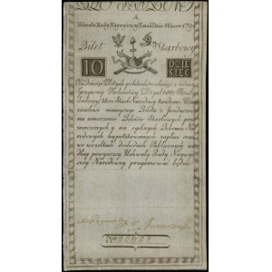 10 złotych polskich 8.06.1794, seria A, numeracja 30688...