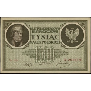 1.000 marek polskich 17.05.1919, znak wodny “orły i lit...