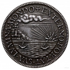 XIX-wieczna odbitka medalu z 1573 r. wybitego we Francj...