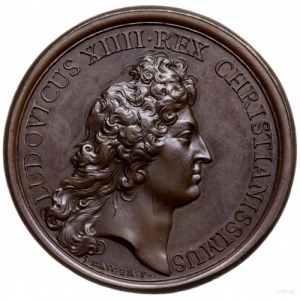 medal z 1669 r. autorstwa Jeana Maugera wybity po abdyk...
