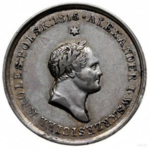 medal z 1826 roku wybity dla upamiętnienia cara Aleksan...