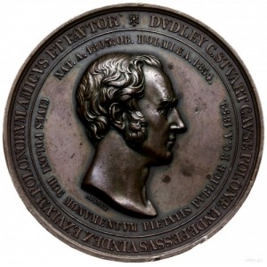 medal z 1859 r. autorstwa Antoine’a Bovy’ego (1794-1877...