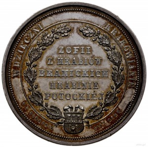 medal z 1867 r. autorstwa Karola Radnitzky’ego wybity n...