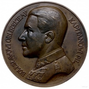 medal z 1926 r. autorstwa Józefa Aumillera poświęcony B...