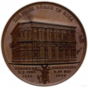 medal z 1856 r. autorstwa F. W. Kullricha i G. Loosa wy...