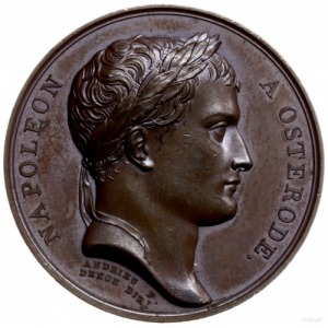 medal bez daty (1807 r.) autorstwa Andrieu i Denona upa...