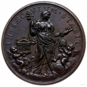 medal z 1684 r. autorstwa Hameraniego; Aw: Popiersie In...