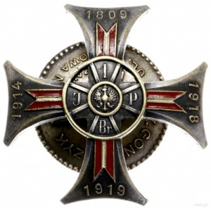 podoficerska odznaka pamiątkowa 11 Pułku Ułanów Legiono...