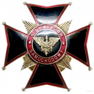 oficerska odznaka pamiątkowa 4. Dywizjonu Samochodowego...
