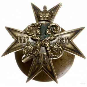 pamiątkowa odznaka żołnierska 111 Dońskiego Pułku Piech...