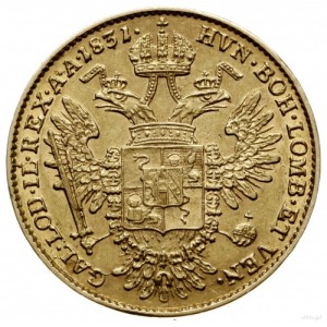 1/2 sovrano 1831 M, Mediolan; Her. 254, Fr. 741d, J. 23...