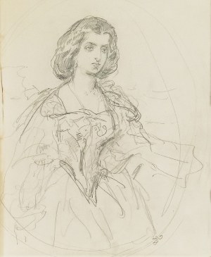 Jan MATEJKO (1838-1893), Królowa Bona - Portret żony artysty Teodory z Giebułtowskich Matejkowej