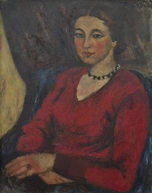 Jerzy FEDKOWICZ (1891-1959), Portret kobiety, ok. 1930
