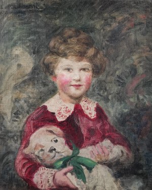 Leopold PILICHOWSKI (1869-1933), Dziewczynka z rumieńcem